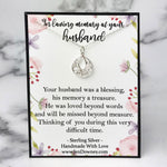 Loss of Husband Sympathy Gift Quote