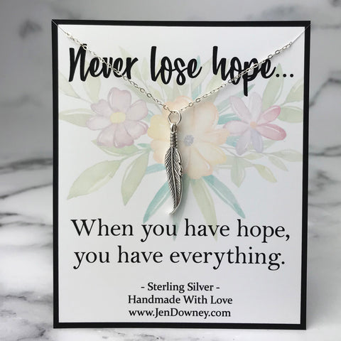 never lose hope quote
