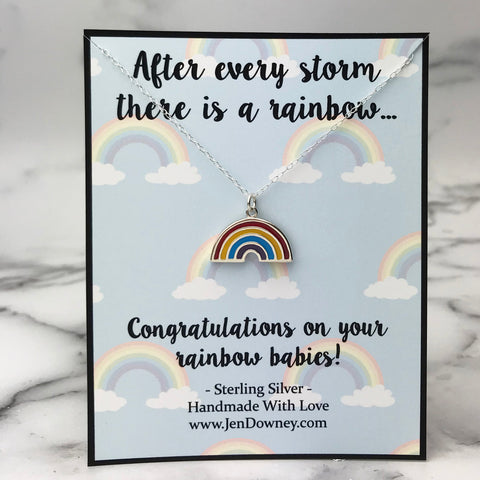 twin rainbow babies gift idea
