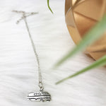 Nothing To Lose And The World To See Travel Quote Sterling Silver RV Necklace Gift Idea
