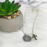 Mens saint christopher necklace