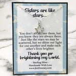 sisters are like stars meaningful quote
