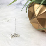 Social Worker Make The World A Better Place Sterling Silver Necklace