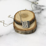 Tarot Deck Sterling Silver Necklace
