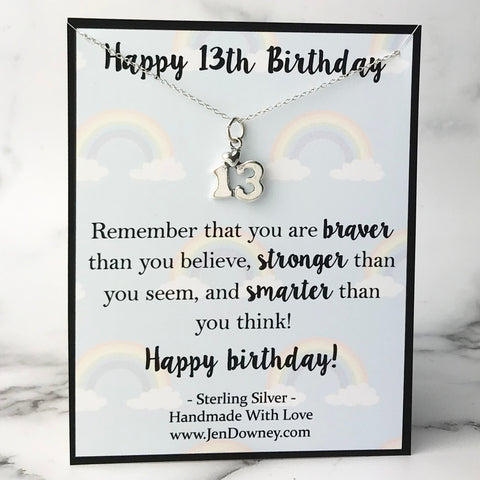 13th birthday gift for her thirteenth birthday quote