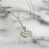 I Don't Know Where I'm Going Adventure Awaits Sterling Silver Necklace