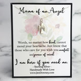 mama of an angel miscarriage quote gift