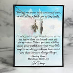 miscarriage gift always in our hearts angel feather necklace