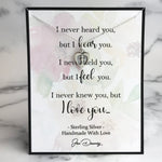 I never knew you but i love you miscarriage quote