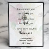 I never knew you but i love you miscarriage quote