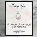 a piece of my heart is in heaven sympathy quote