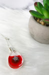 forget me not flower necklace