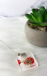 gothic vintage wildflower necklace