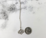 Love Between Mother and Daughter Is Forever Sterling Silver Infinity Heart Necklace