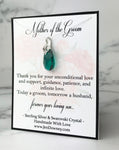 Mother of the Groom quote wedding gift for mom
