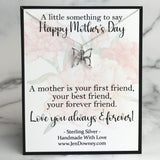 Mother's Day Quote Forever Friend Mom Gift idea