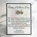 mom is the roots that anchor the family tree mother's day quote gift idea