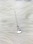 Mountain Takes Time To Climb Sterling Silver Necklace
