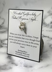 Multiple Miscarriage Necklace Pearl Drop Charm God Gave Us Angels