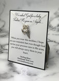 Multiple Miscarriage Necklace Pearl Drop Charm God Gave Us Angels