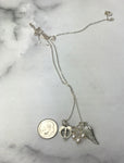 Multiple Miscarriage Necklace Pearl Drop Charm God Gave Us Angels