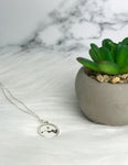 real mustard seed mountain necklace sterling silver