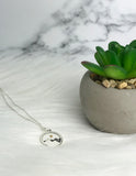 real mustard seed necklace sterling silver