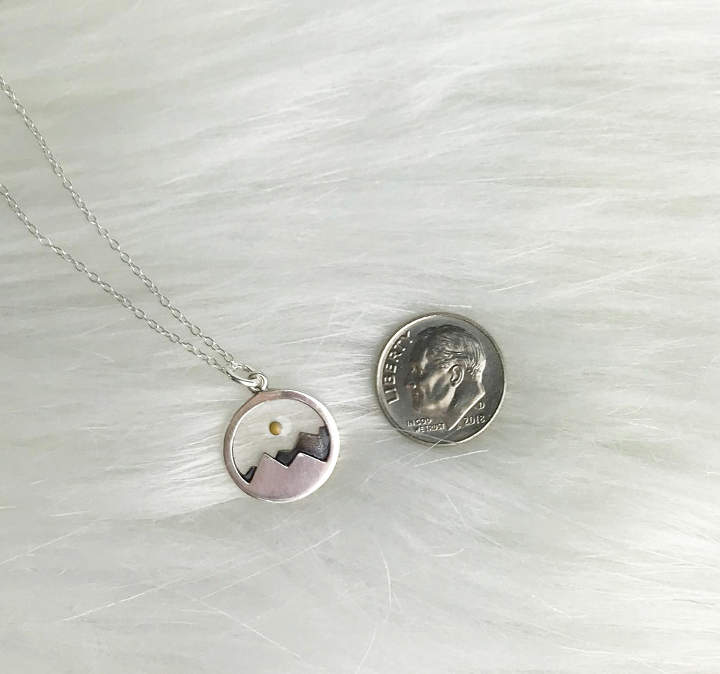 Faith Moves Mountains Real Mustard Seed Necklace Sterling Silver