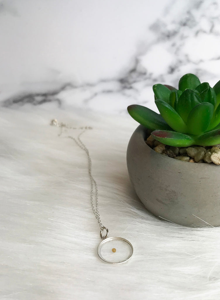 Mustard Seed of Faith Conquer Anything Sterling Silver Necklace Jen Downey