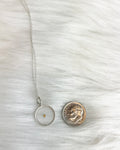 sterling silver mustard seed necklace