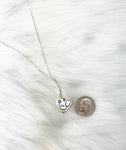 Registered Nurse Stethoscope Heart Necklace
