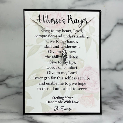 nurses prayer angel wing