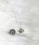 One Year Anniversary Gift For Her Fresh Water Pearl Romantic Sterling Silver Necklace