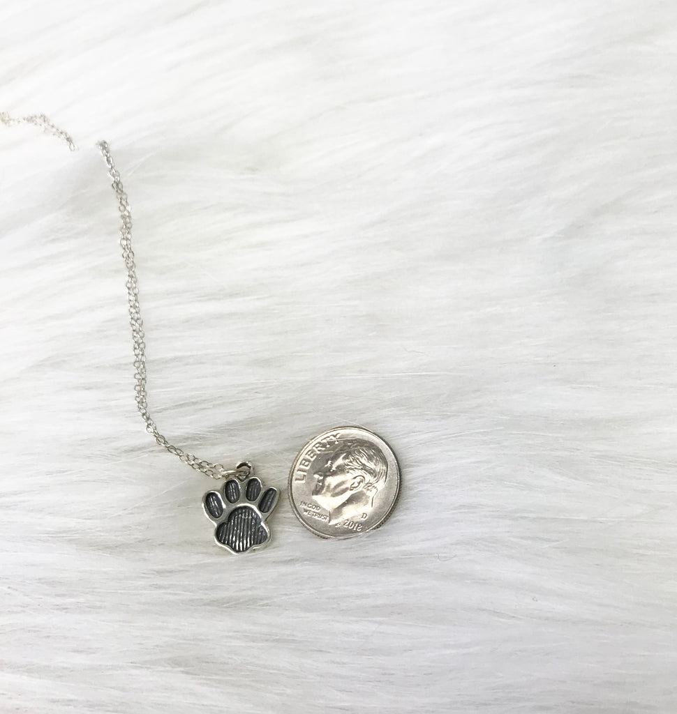 Paw Print Cremation Pendant | Cremation Jewelry for Pets