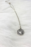 Prayer hands necklace