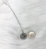 Praying Hands Sterling Silver Necklace Prayer Gift Idea