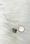 Universe Conspires To Help You Achieve Sterling Silver Pyramid Necklace