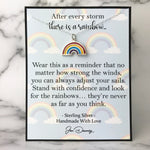 Rainbows are never as far as you think quote