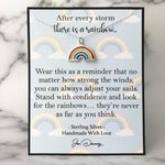 Rainbows are never as far as you think quote