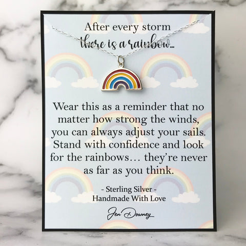 Rainbows are never as far as you think quote