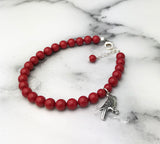 red cardinal bracelet