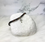Godson Birthday Quote Cross Shell Bead Bracelet Sterling Silver