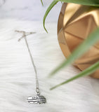 RV Travel Quote Wanderlust Gift Idea Sterling Silver RV Necklace
