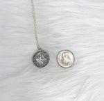 Saint Christopher Necklace For Her Sterling Silver