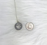 Sterling silver saint christopher necklace
