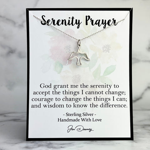 serenity prayer necklace