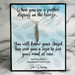 sign from angel feather quote