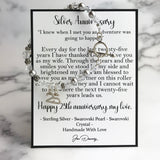25th anniversary quote for wife