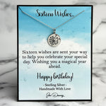 sixteen wishes 16th birthday quote meaningful gift idea