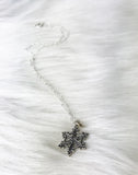 friendship snowflake necklace